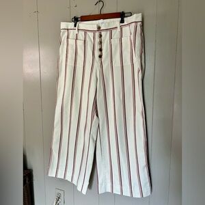 Gap High Rise Wide Leg Crop Jeans